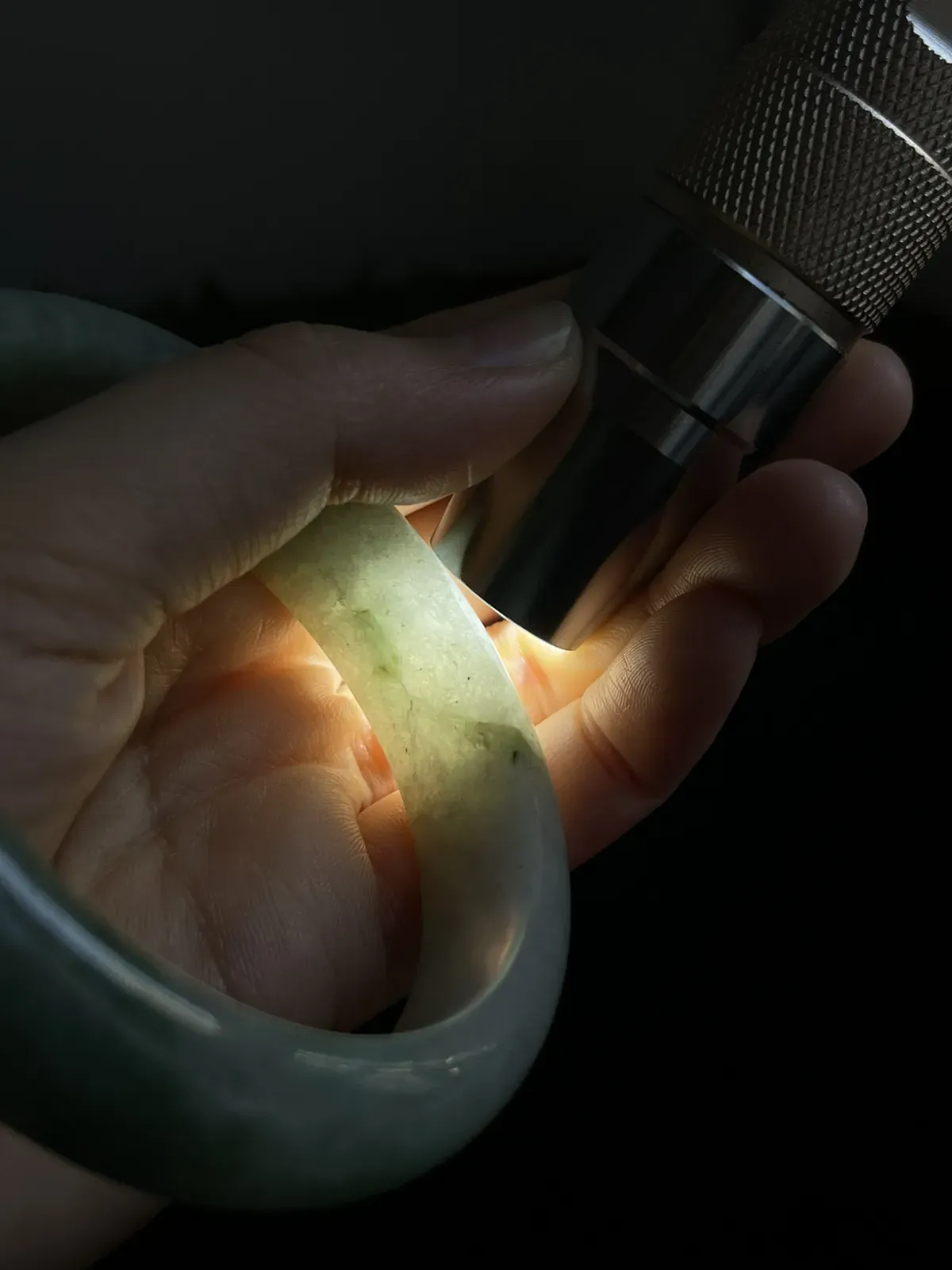 正圈57圈口，翡翠手镯