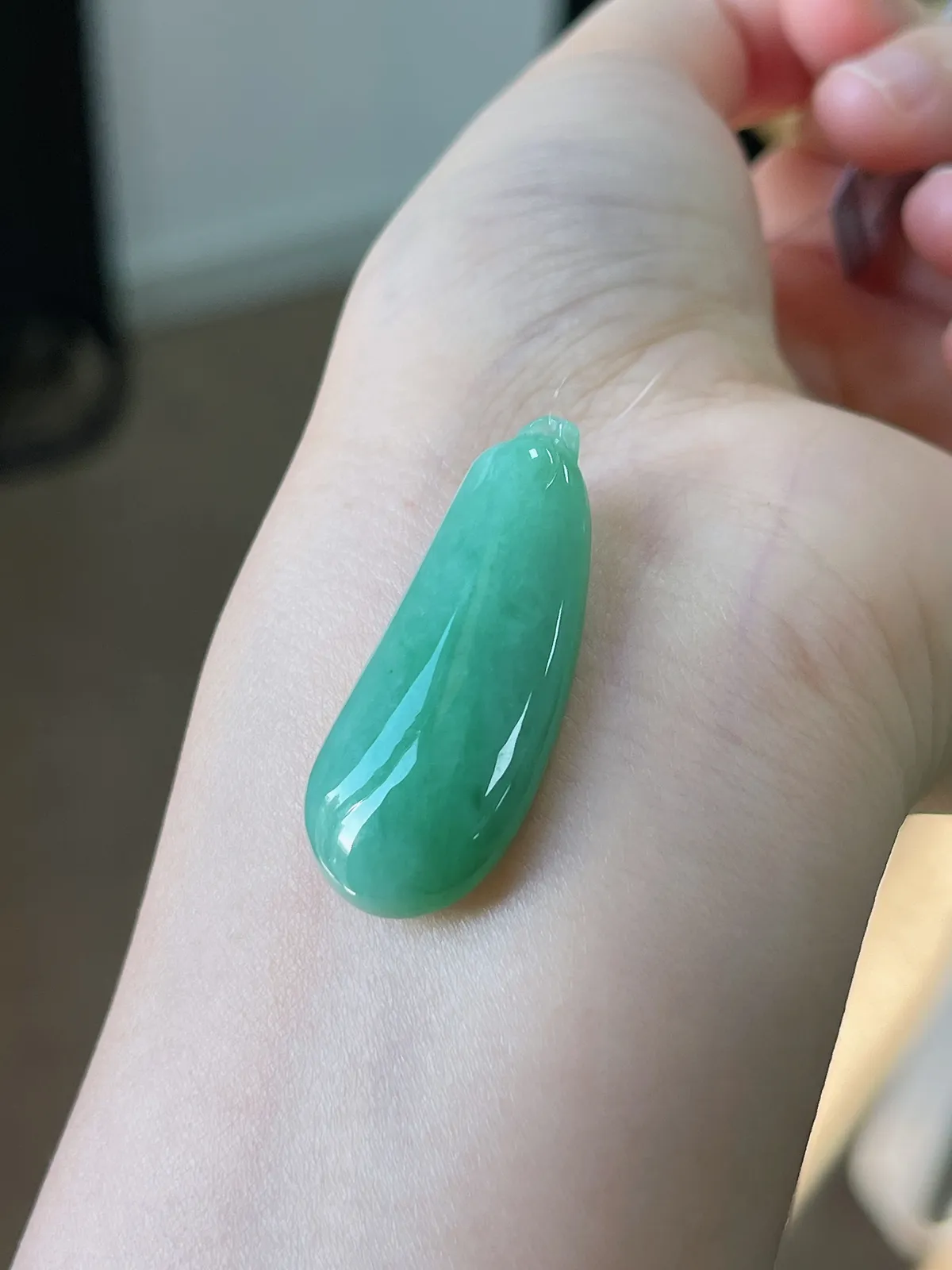 翡翠糯化种浅绿色福瓜