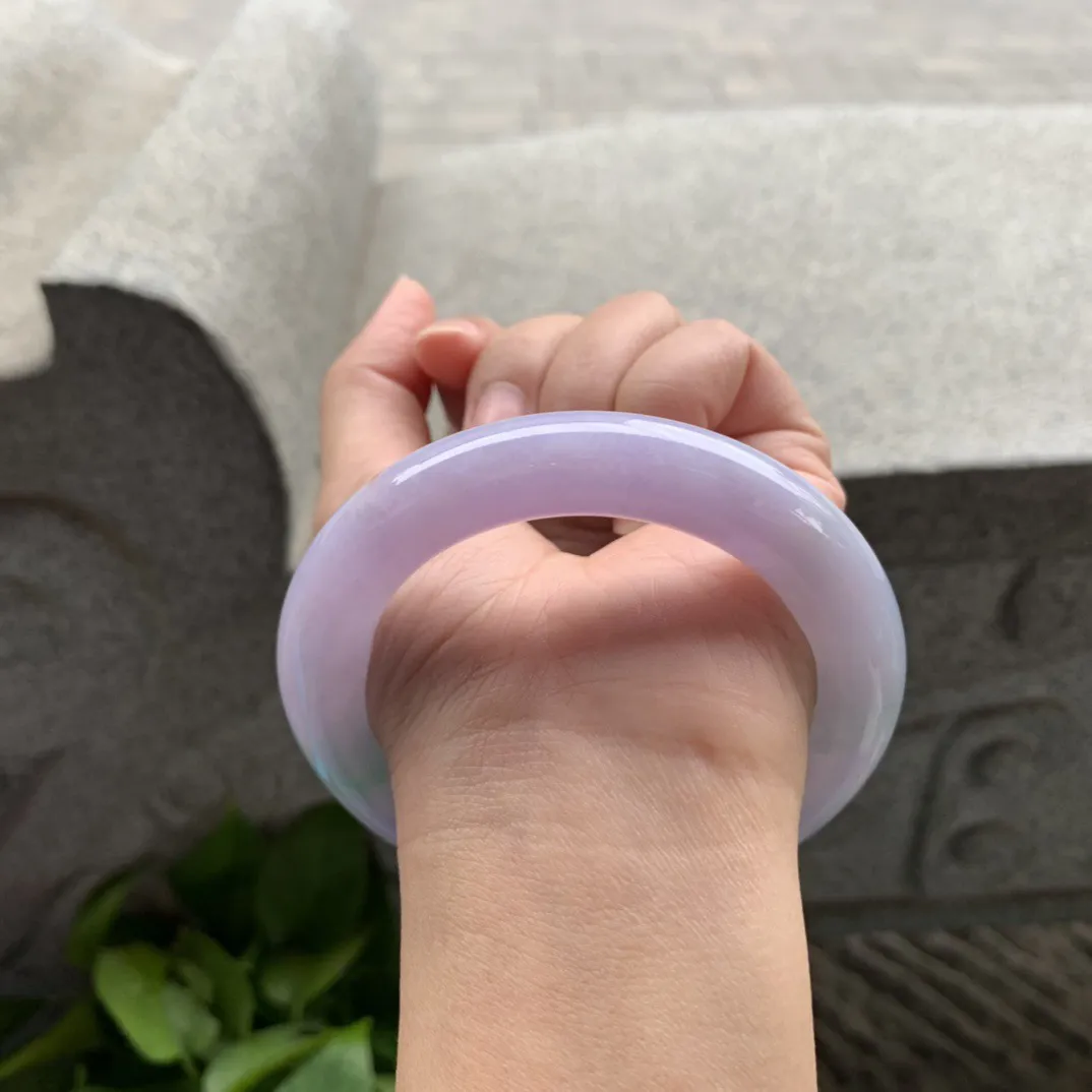 圈口56.8-11.3 【冰春彩圆条手镯】圆条56 57可戴