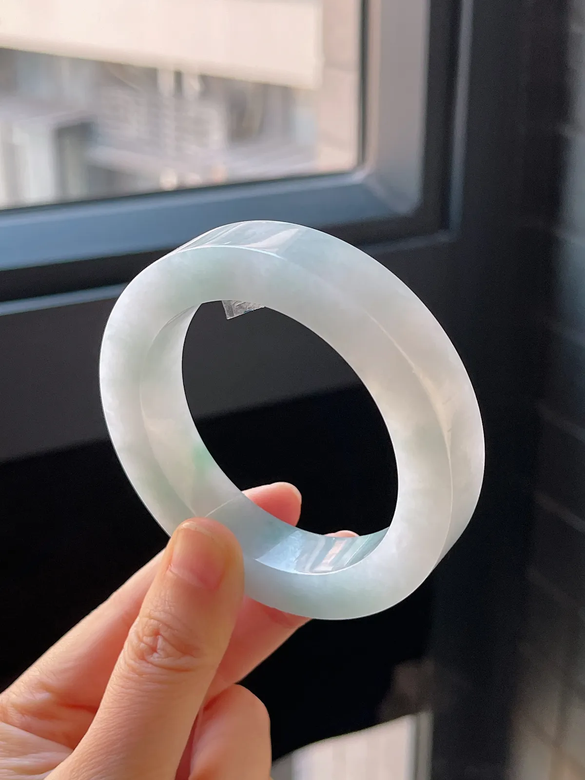 翡翠镯饼，⭕️正圈最大做55，最小做52