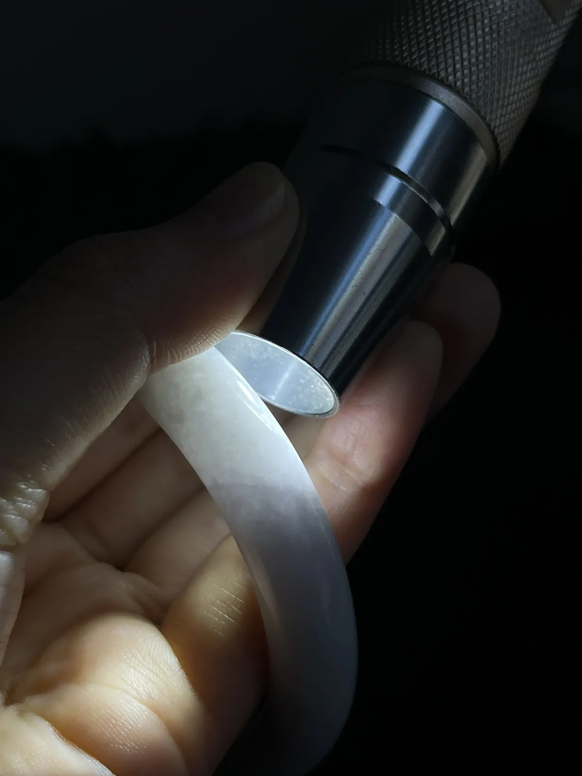 圆镯52.2圈口，翡翠手镯