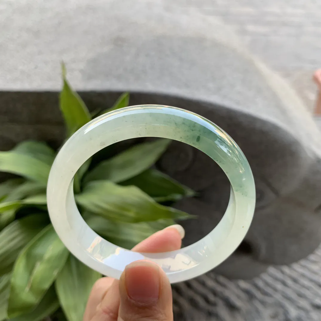 圈口 57.4-13.6-7.9【冰飘花正圈手镯】正圈57 58可戴