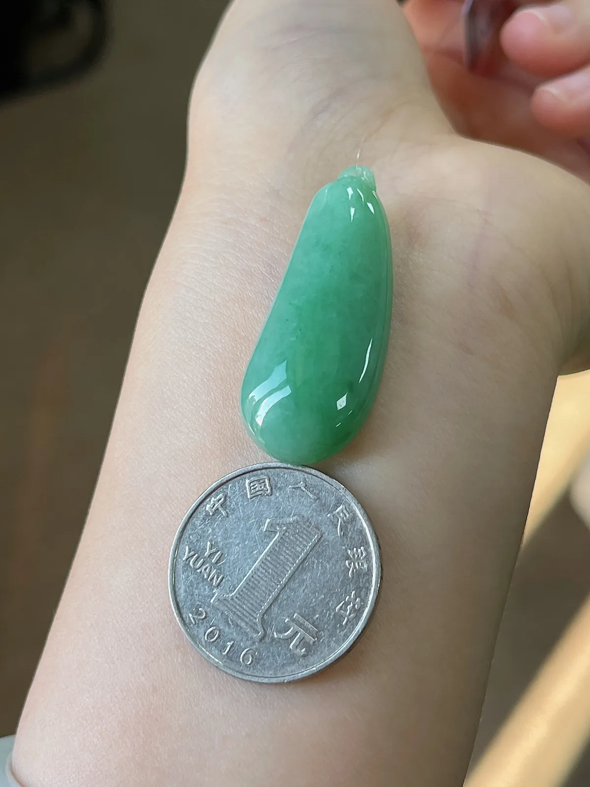 翡翠糯化种浅绿色福瓜