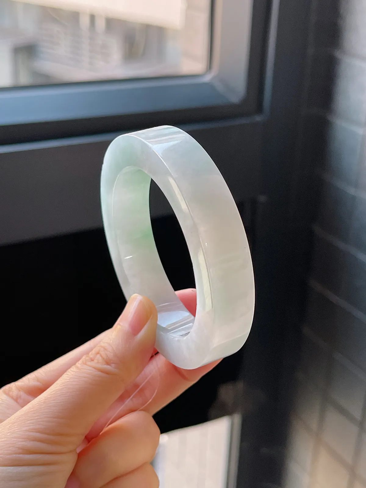 翡翠镯饼，⭕️正圈最大做55，最小做52