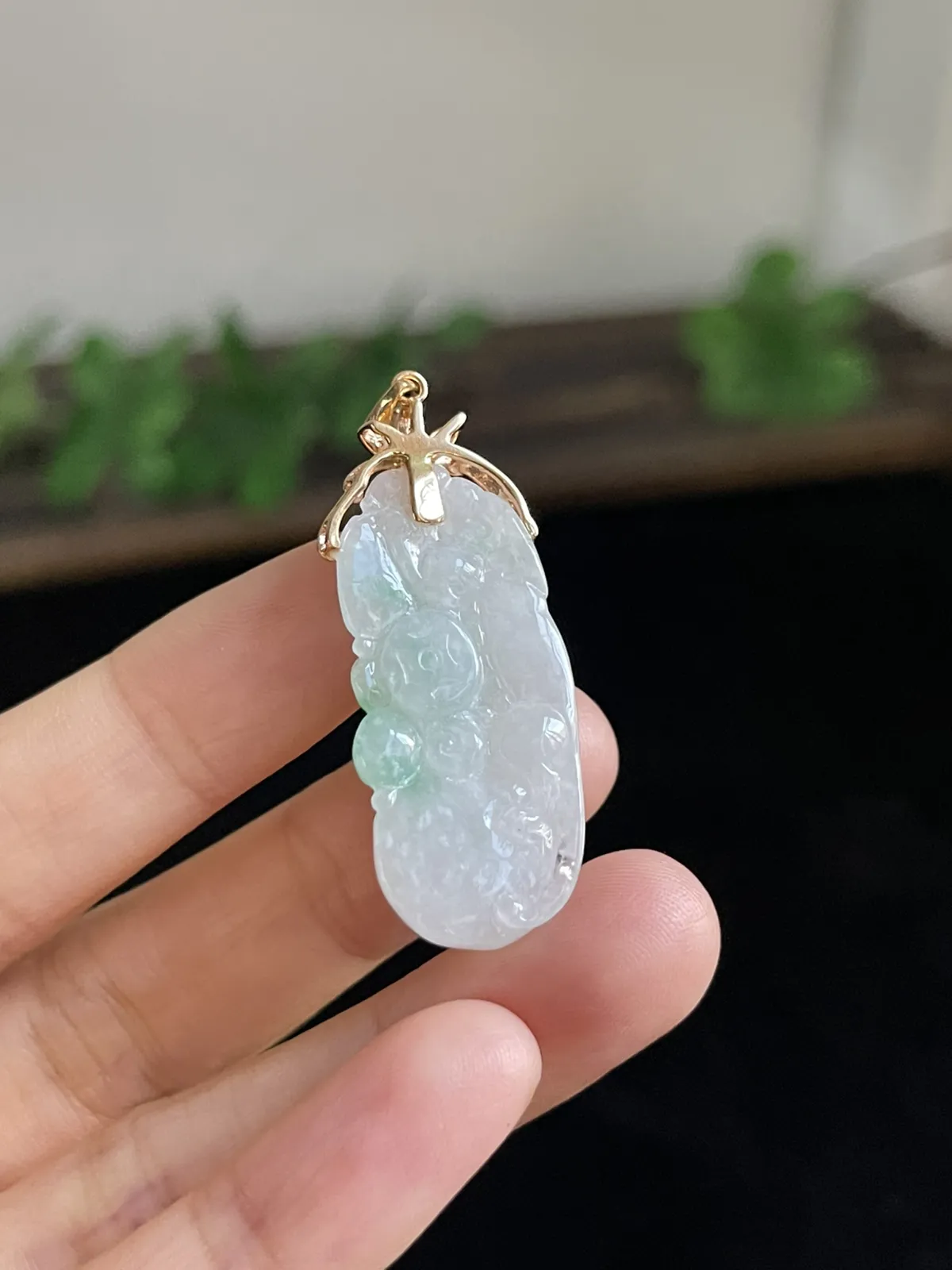 翡翠生肖，印记：Au750