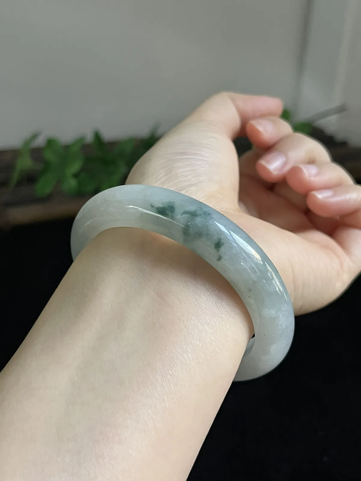 正圈54.5圈口，翡翠手镯