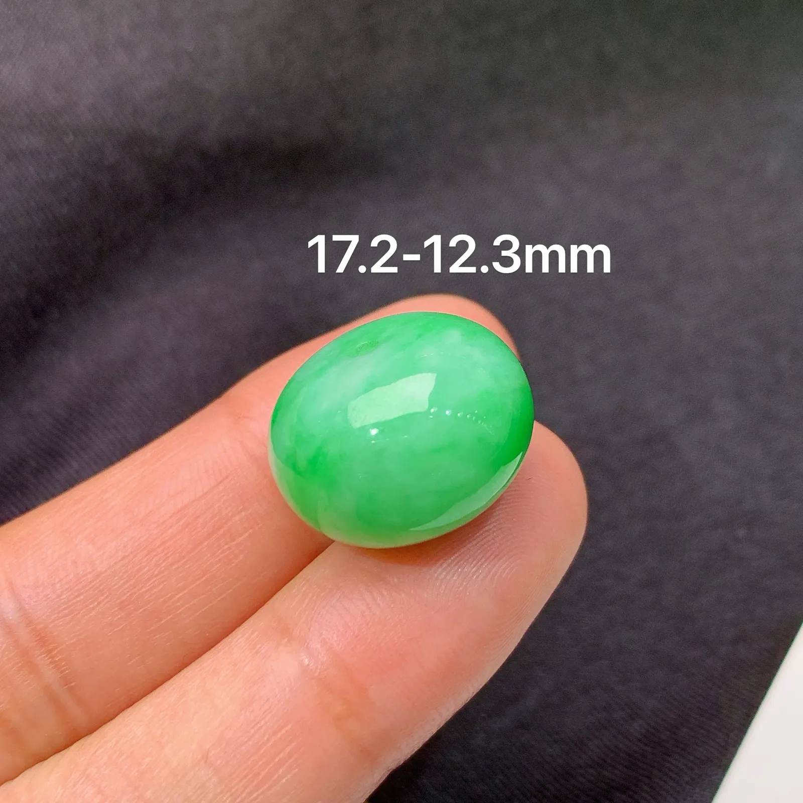 飘绿平安扣吊坠 镶嵌佳品，冰润细腻，种水足，J34 尺寸17.2*12.3