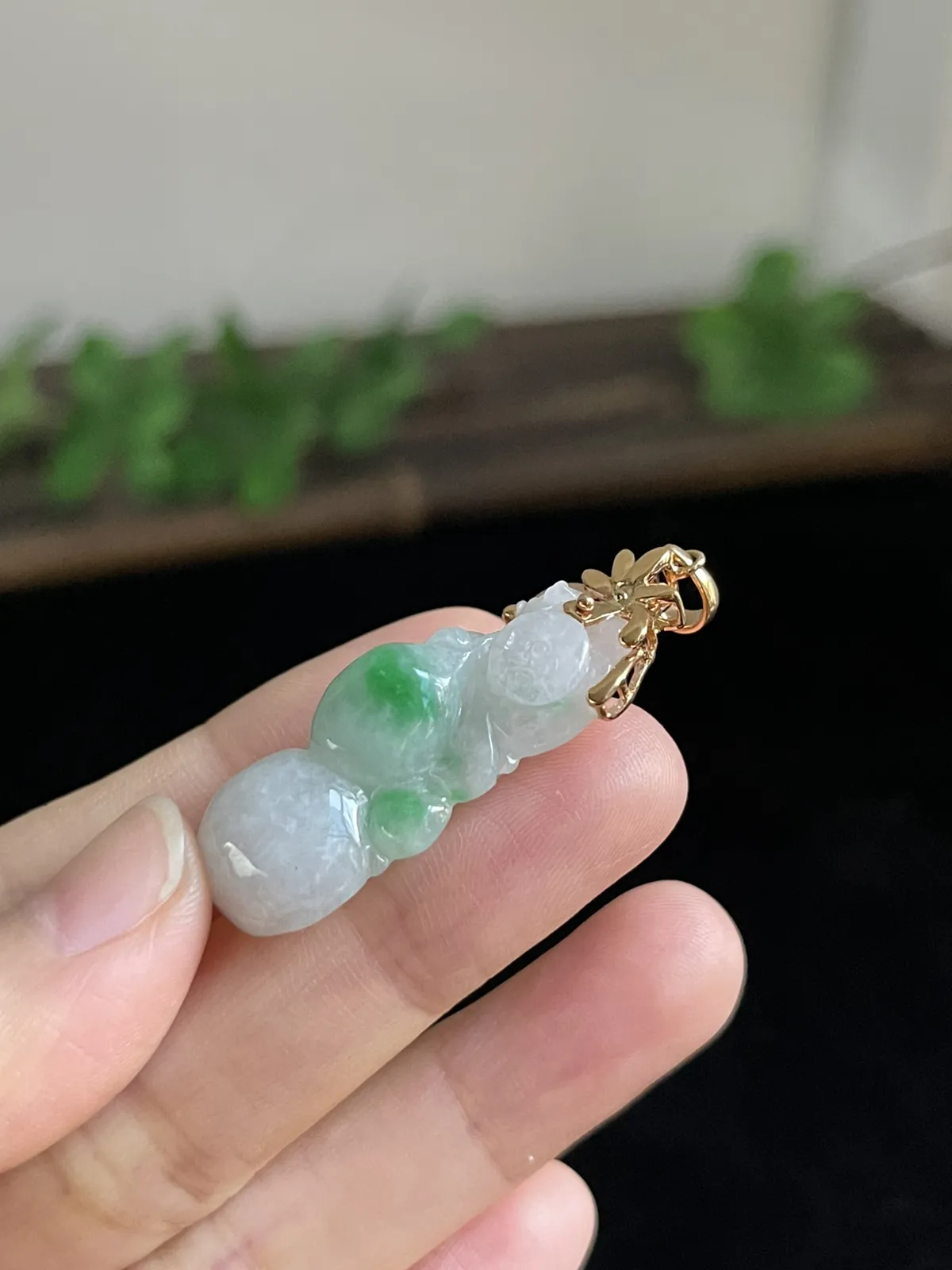 翡翠生肖，印记：Au750