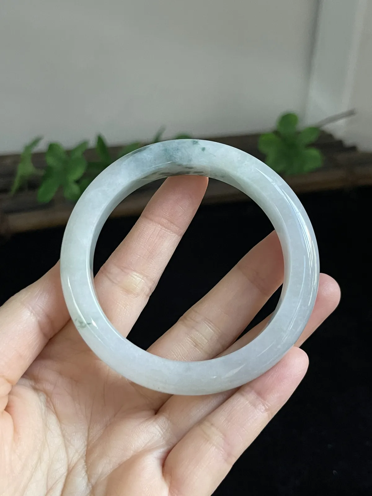 正圈54.5圈口，翡翠手镯