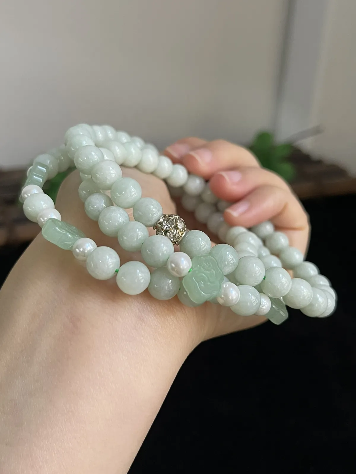 翡翠项链，配石未测