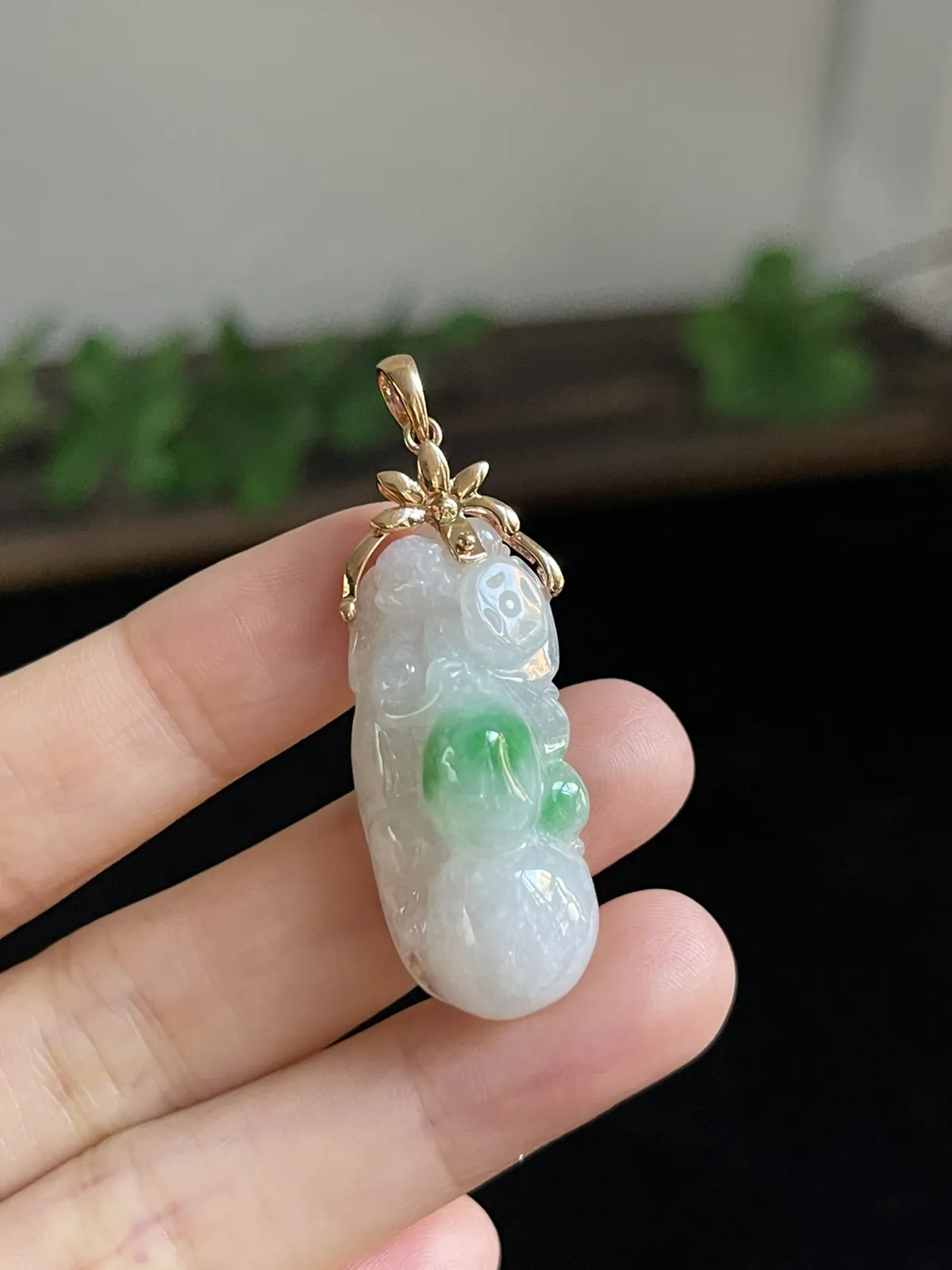 翡翠生肖，印记：Au750