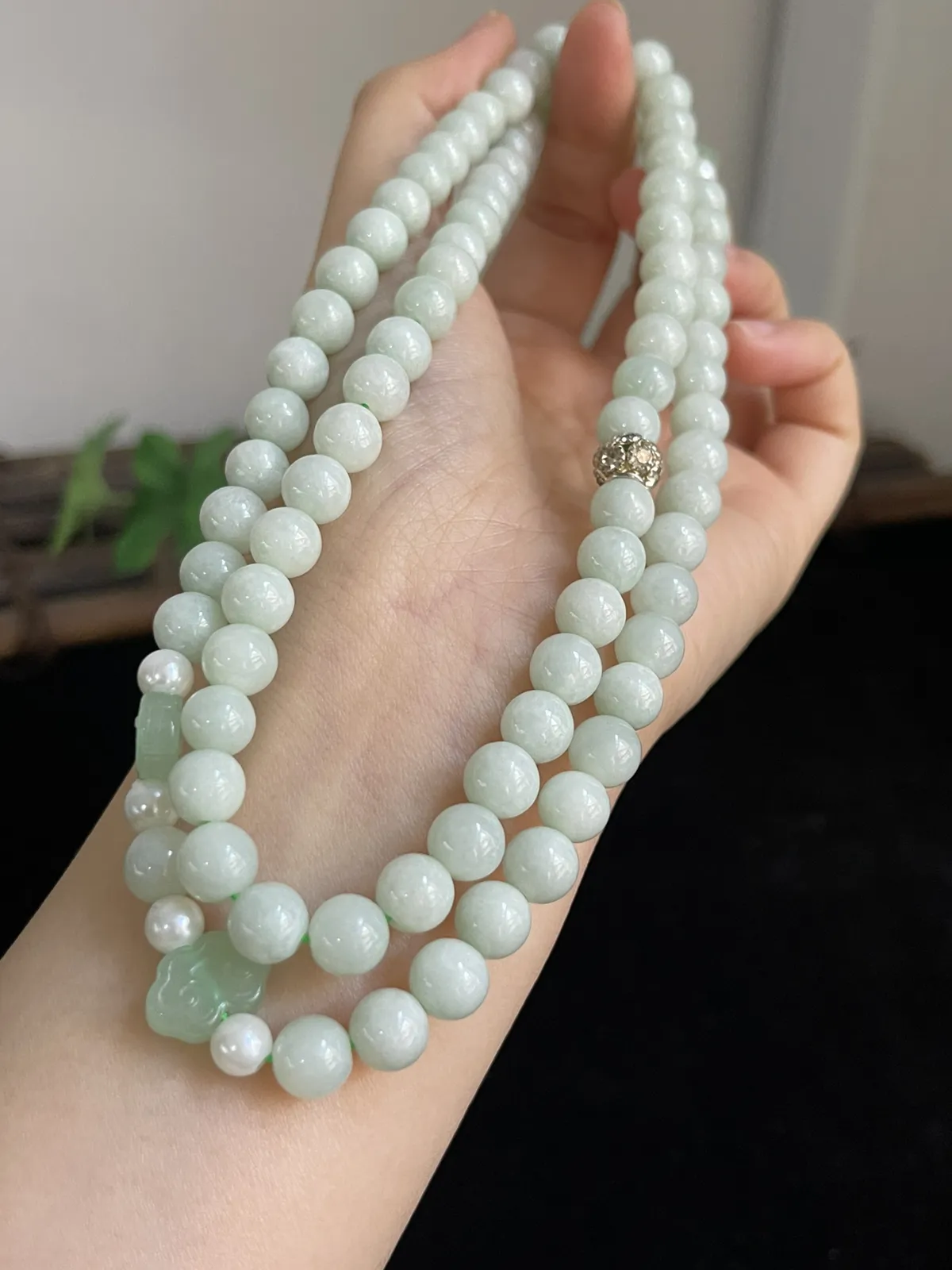 翡翠项链，配石未测