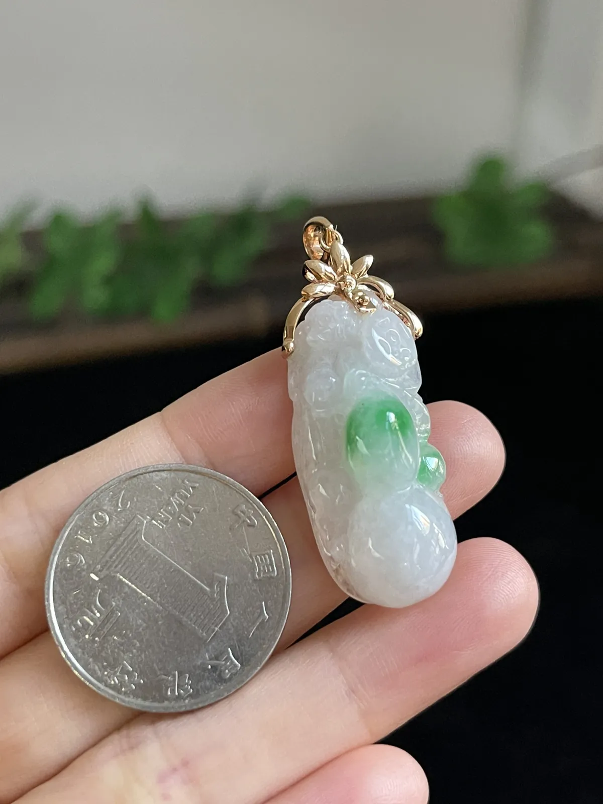 翡翠生肖，印记：Au750