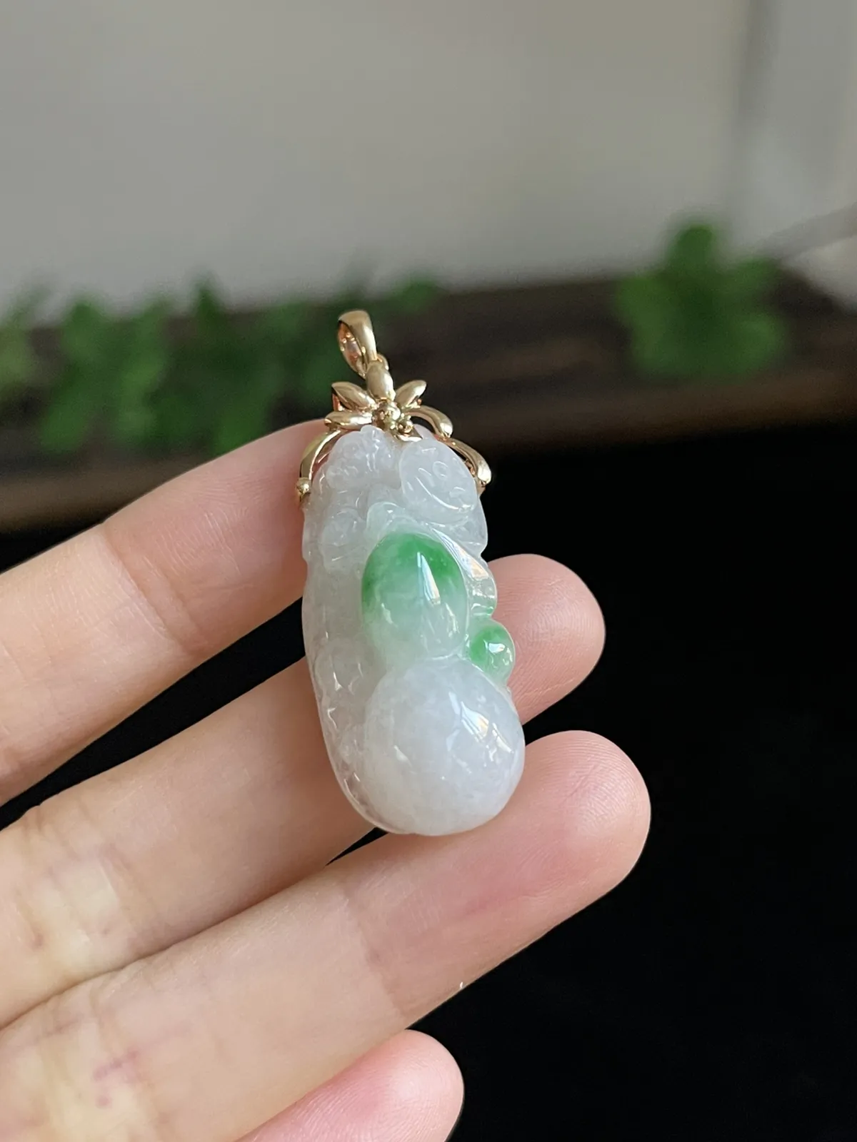 翡翠生肖，印记：Au750