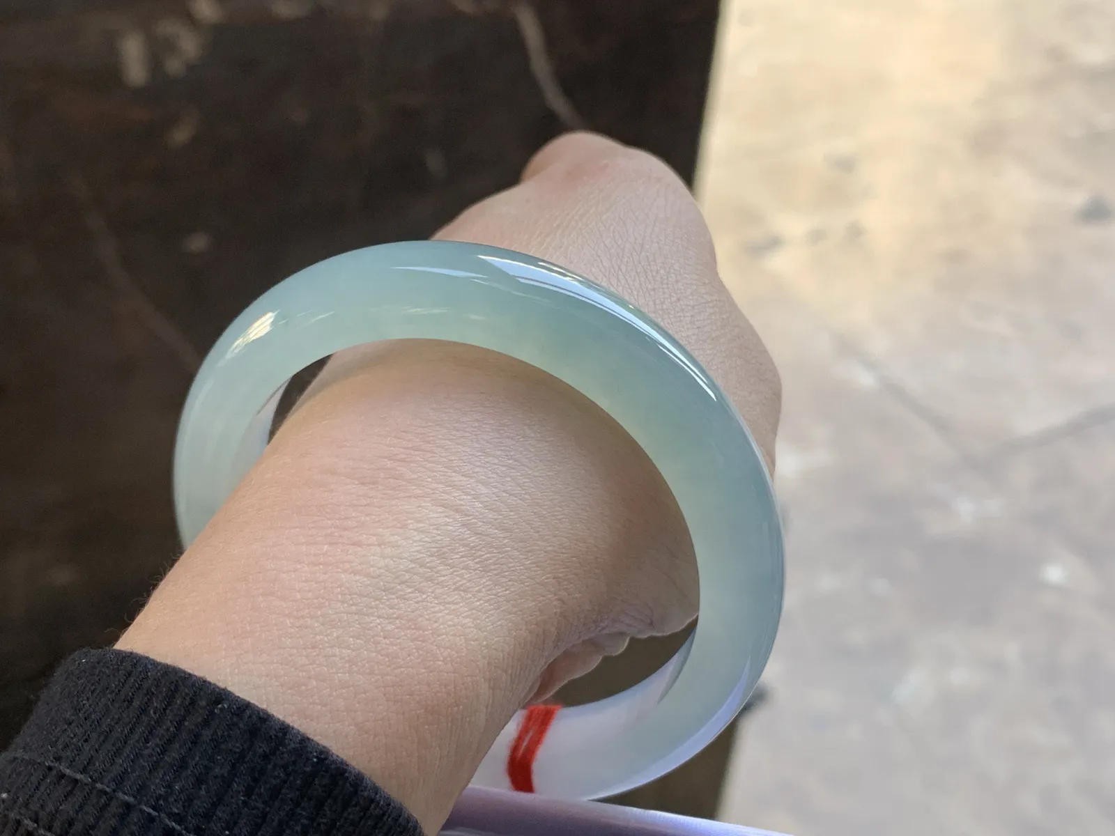 56-12.2-8.7

冰蓝手镯^_^水润冰透