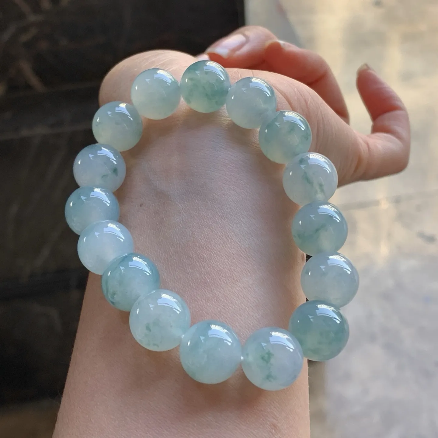 蓝花手串
小清新～