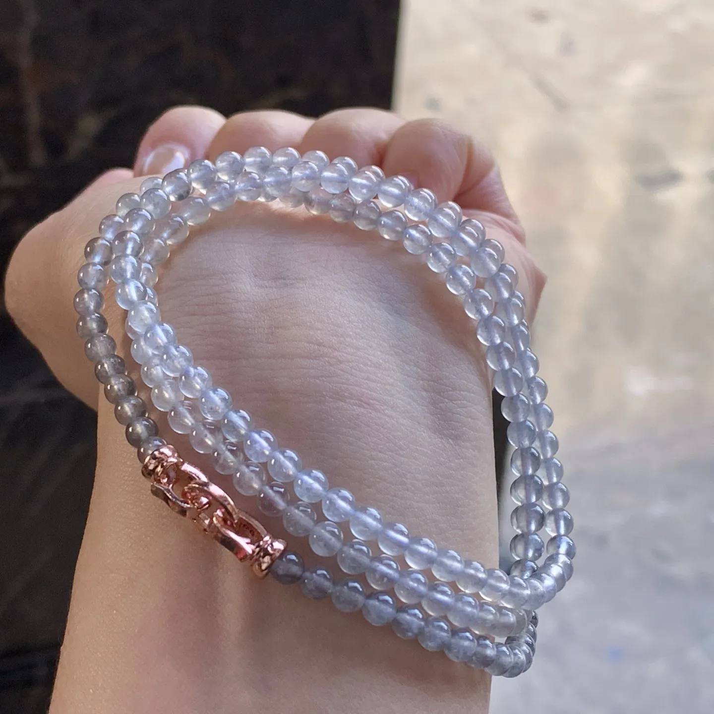 冰乌鸡珠链
特色～