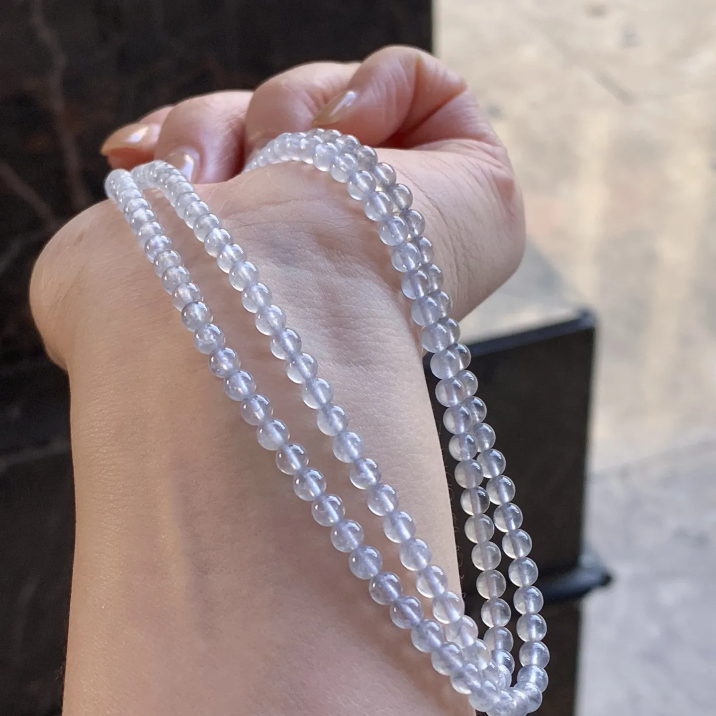 冰乌鸡珠链
特色～