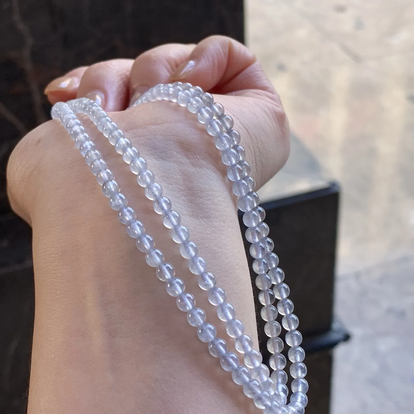 冰乌鸡珠链
特色～