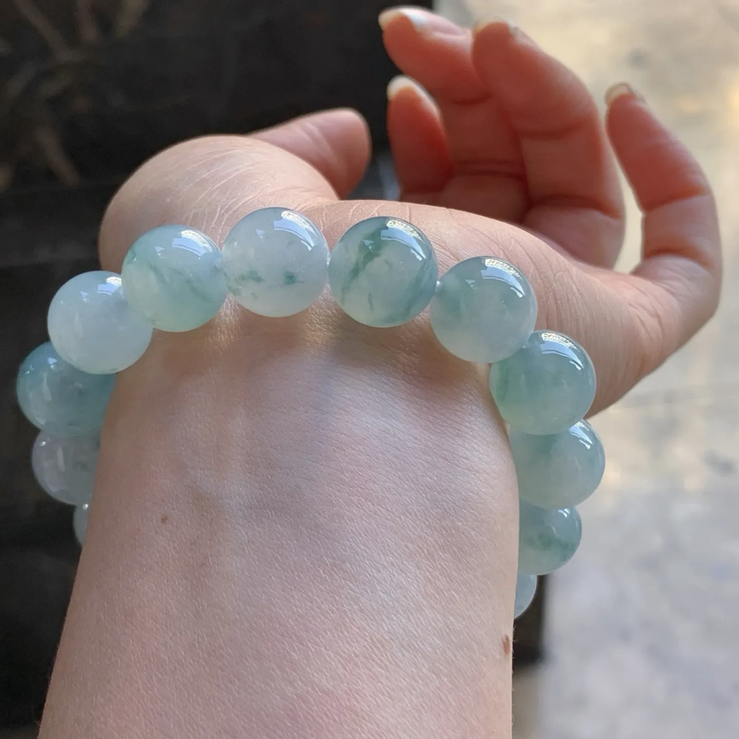 蓝花手串
小清新～