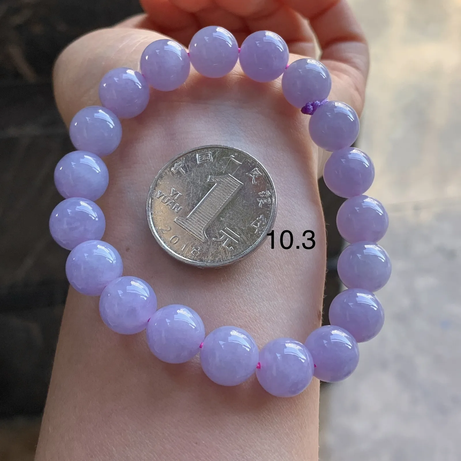 紫罗兰手串 颜色漂亮～