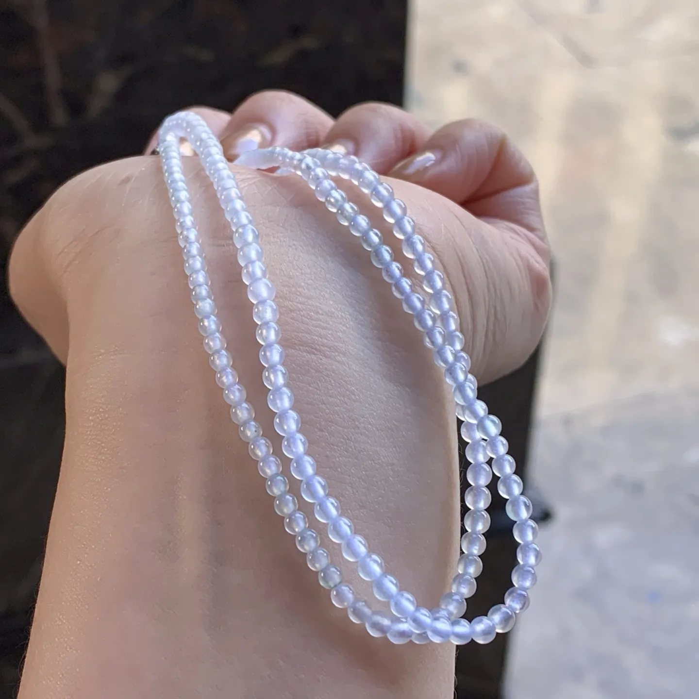 冰种珠链
冰味十足