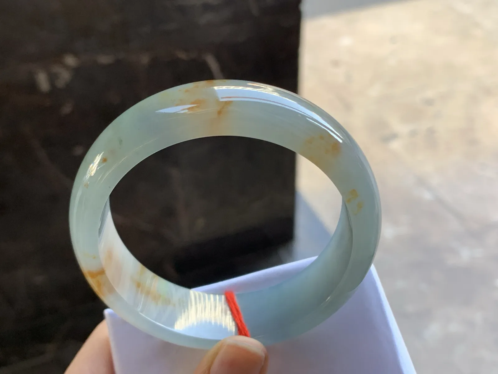 57.5-18-8

黄翡宽版手镯^_^飘花灵韵