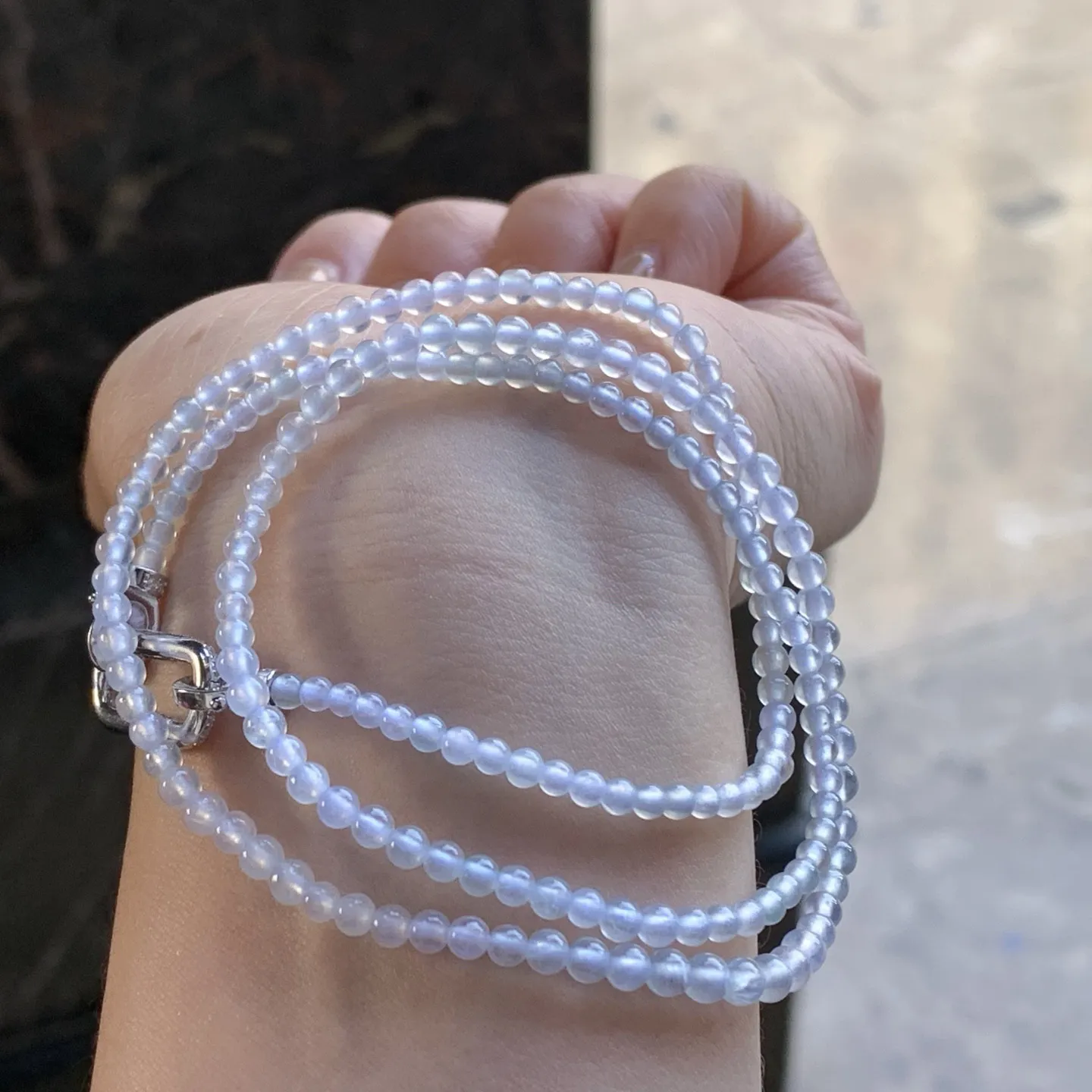 冰种珠链
冰味十足