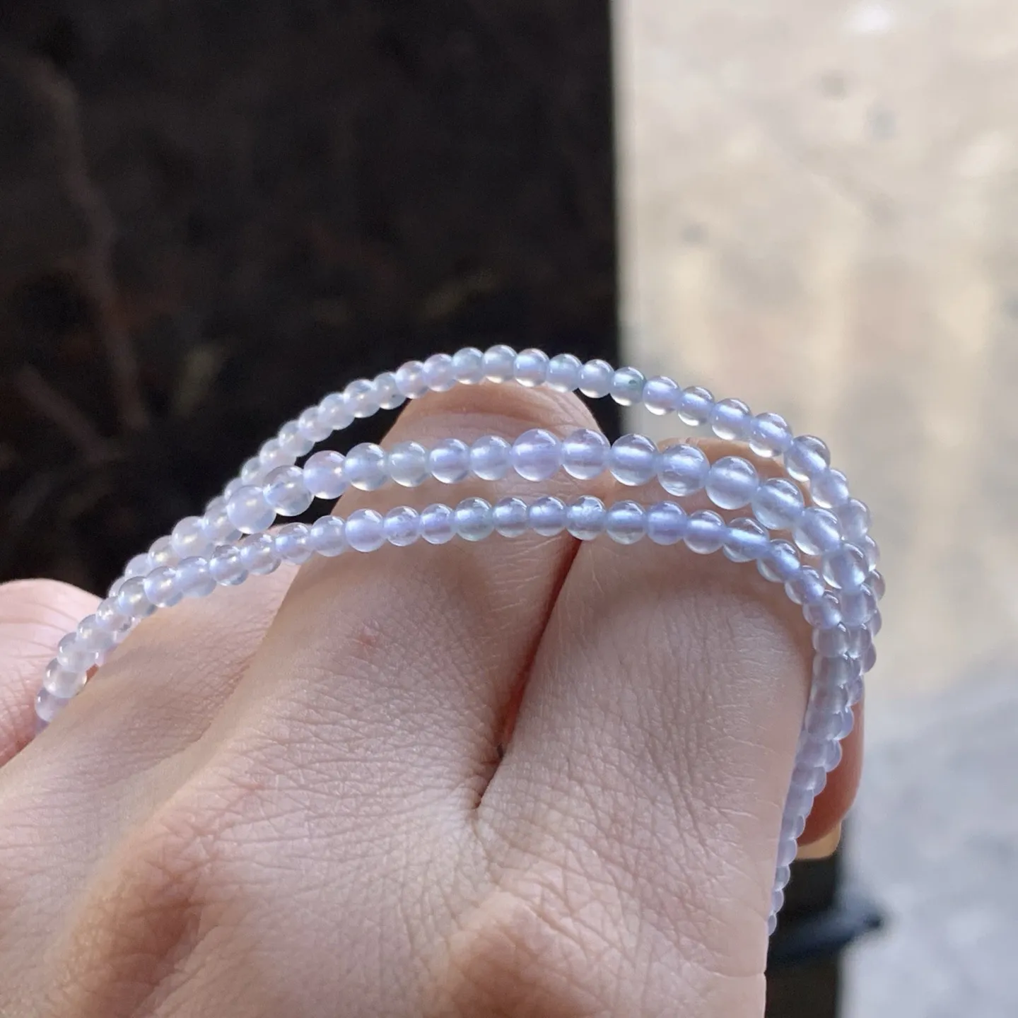 冰种珠链
冰味十足