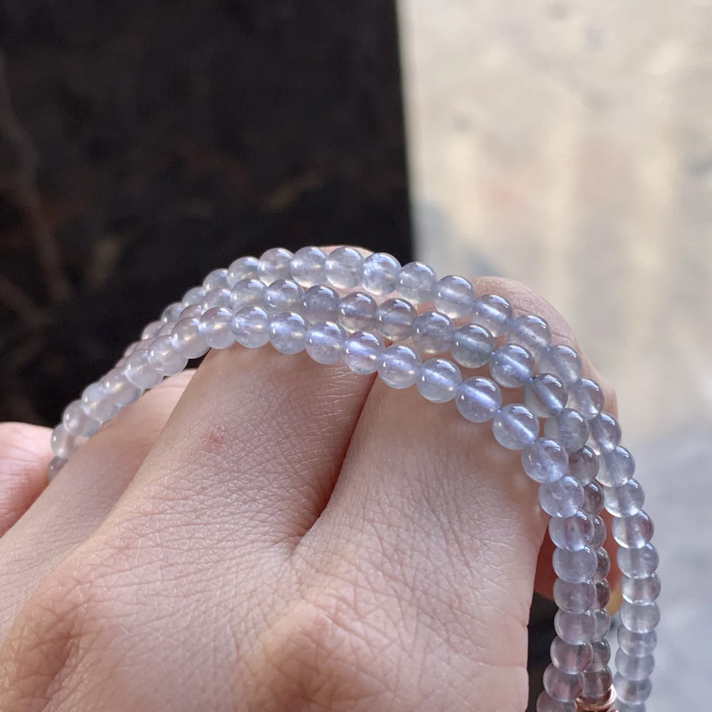 冰乌鸡珠链
特色～