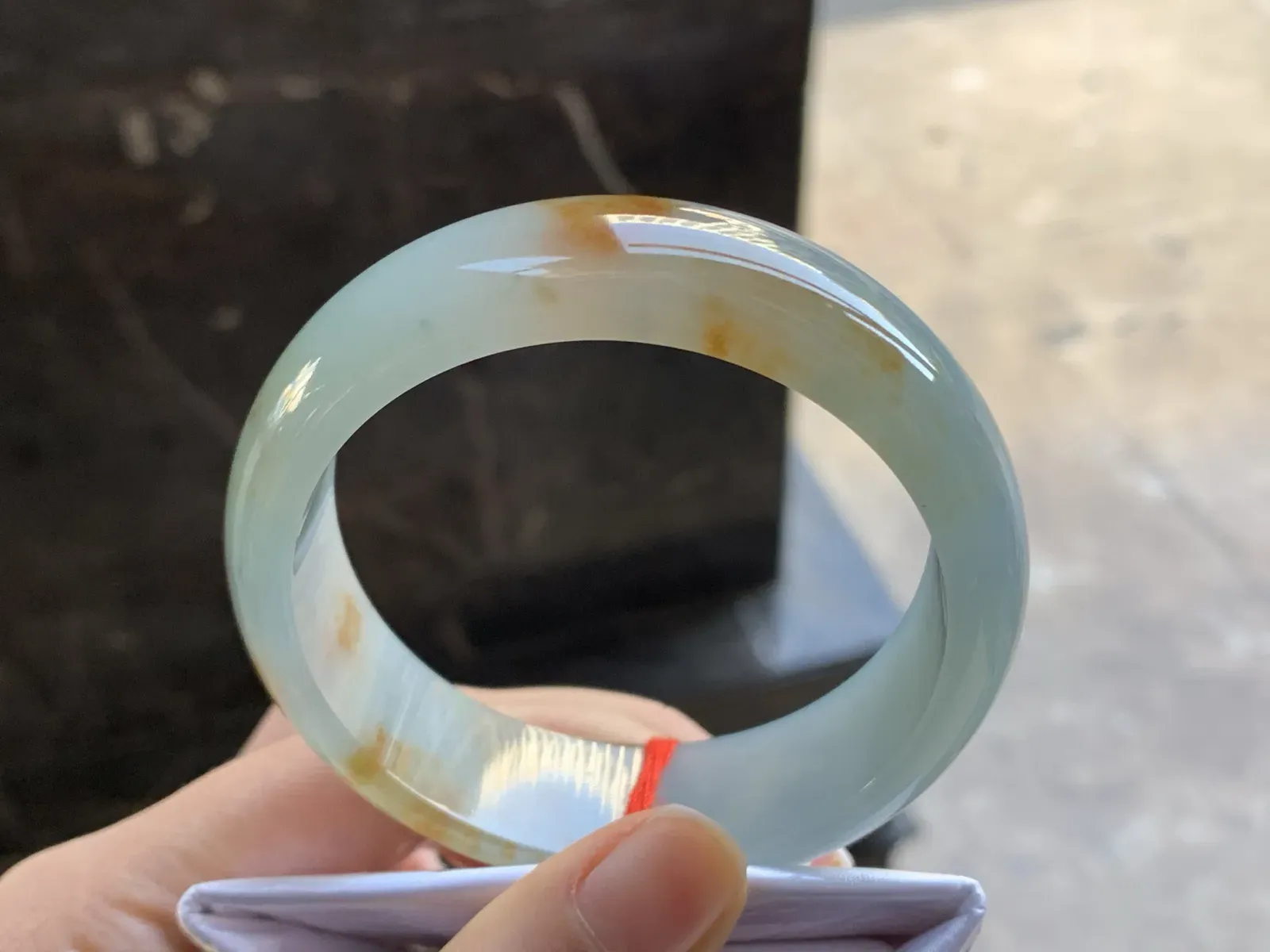 57.5-18-8

黄翡宽版手镯^_^飘花灵韵