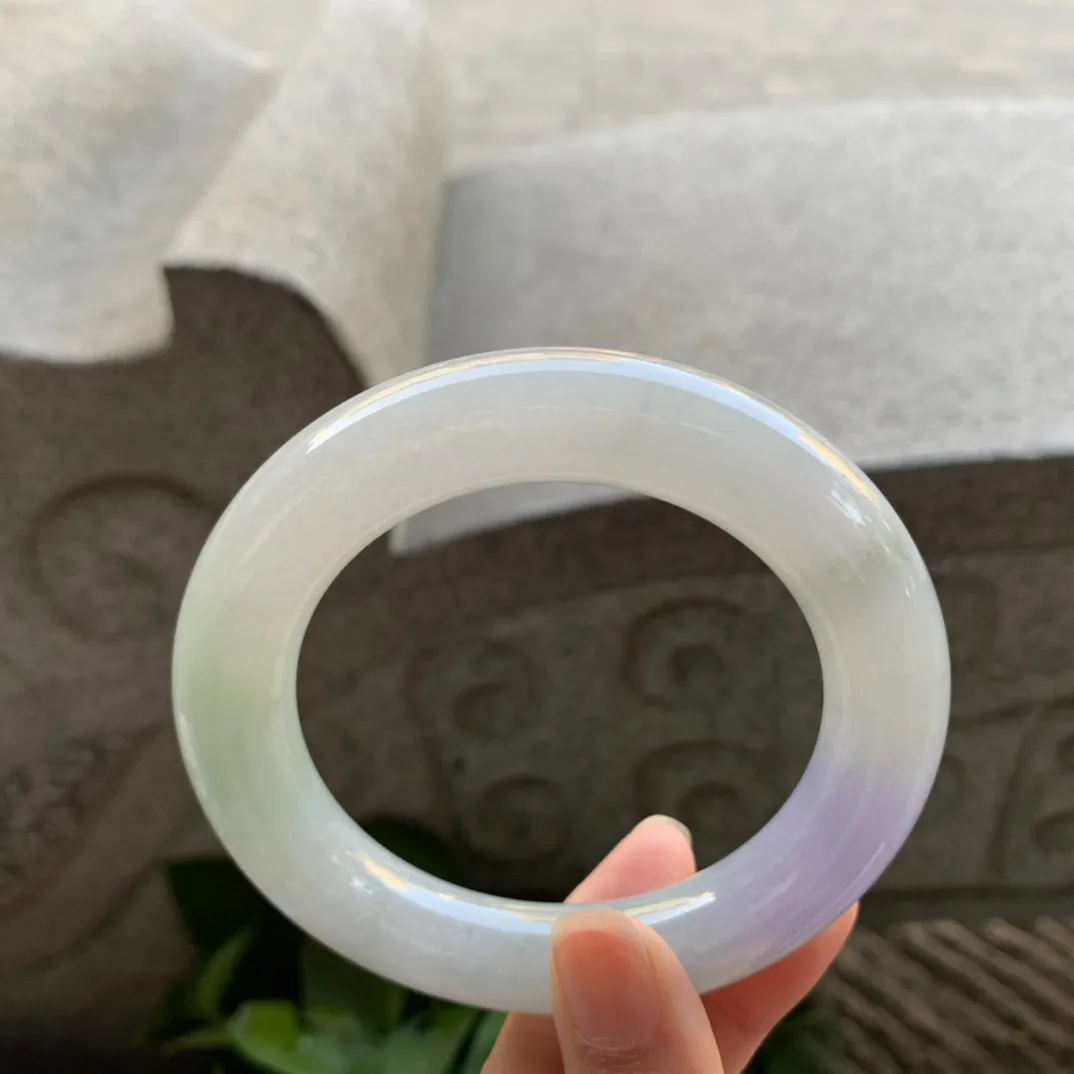 大圈口58-12.9 【冰春彩圆条手镯】圆条58 59可戴