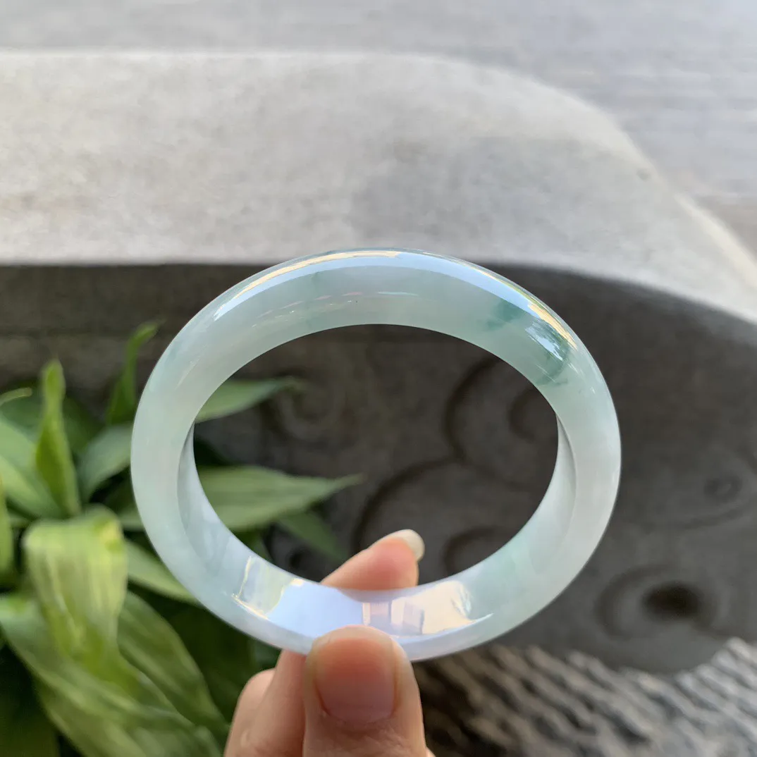 圈口57.5-13.6-7.9 【飘花正圈手镯】正圈57 58可戴