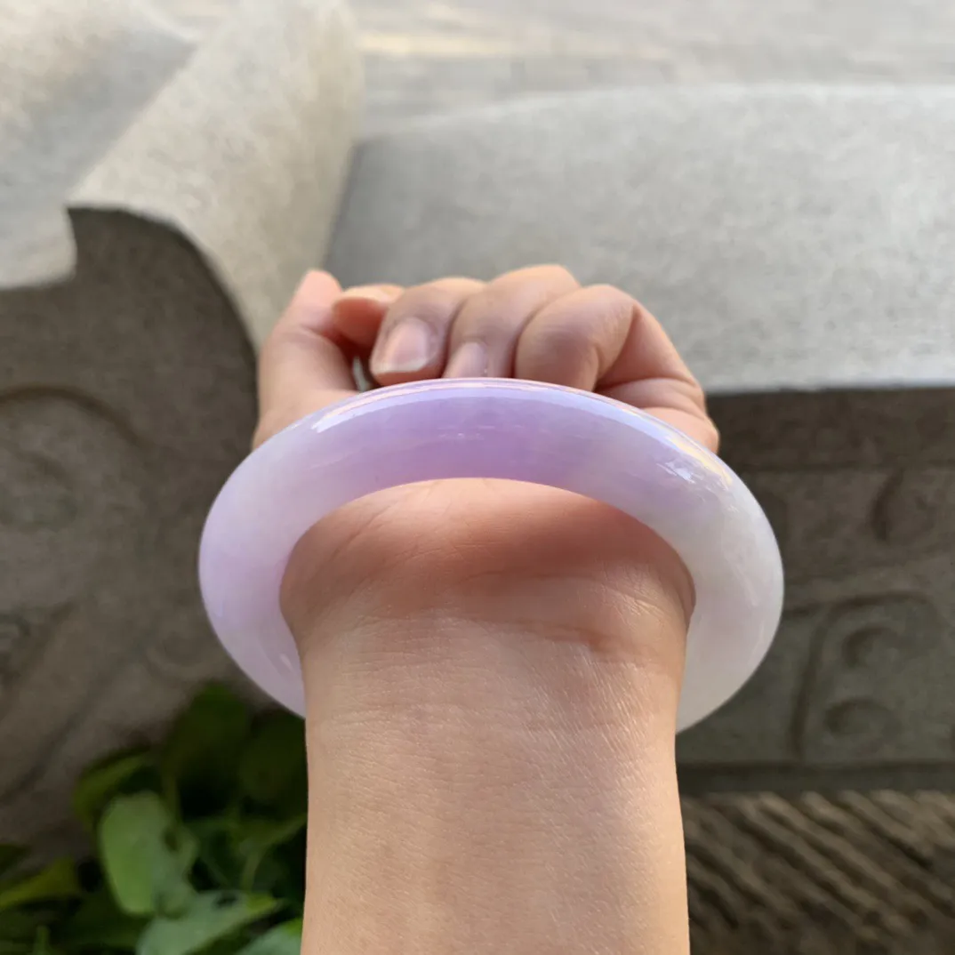 大圈口60-13.1 【紫罗兰圆条手镯】圆条60 61可戴