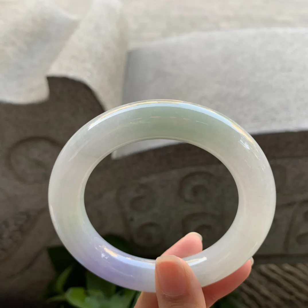 大圈口58-12.9 【冰春彩圆条手镯】圆条58 59可戴