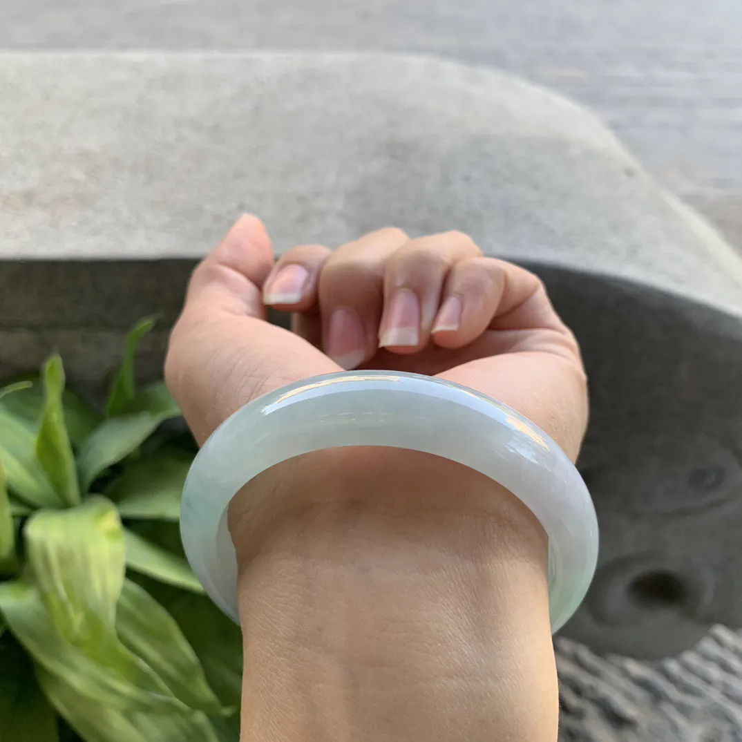 圈口57.5-13.6-7.9 【飘花正圈手镯】正圈57 58可戴