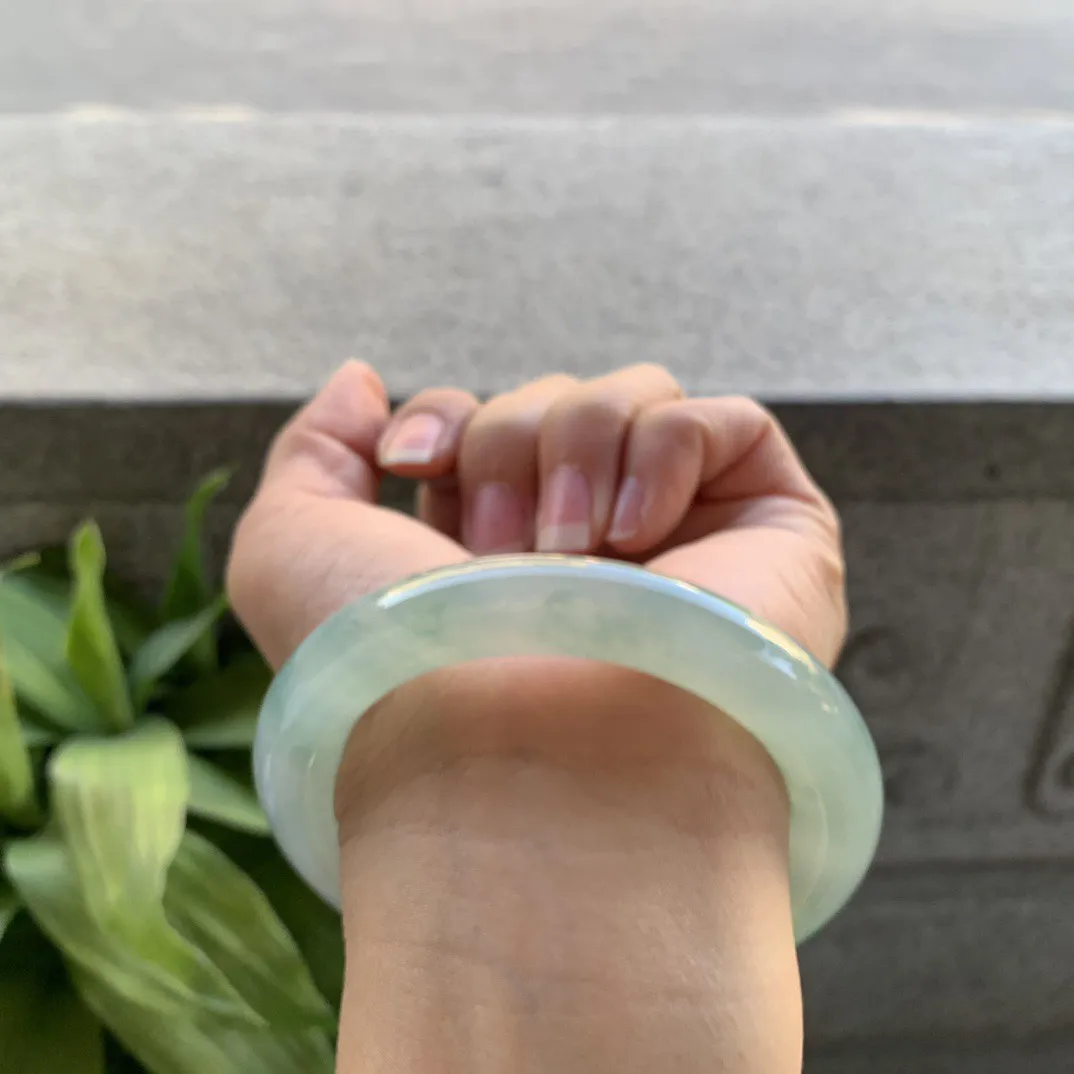 圈口 55-9.9【冰芙蓉圆条手镯】圆条55 56可戴