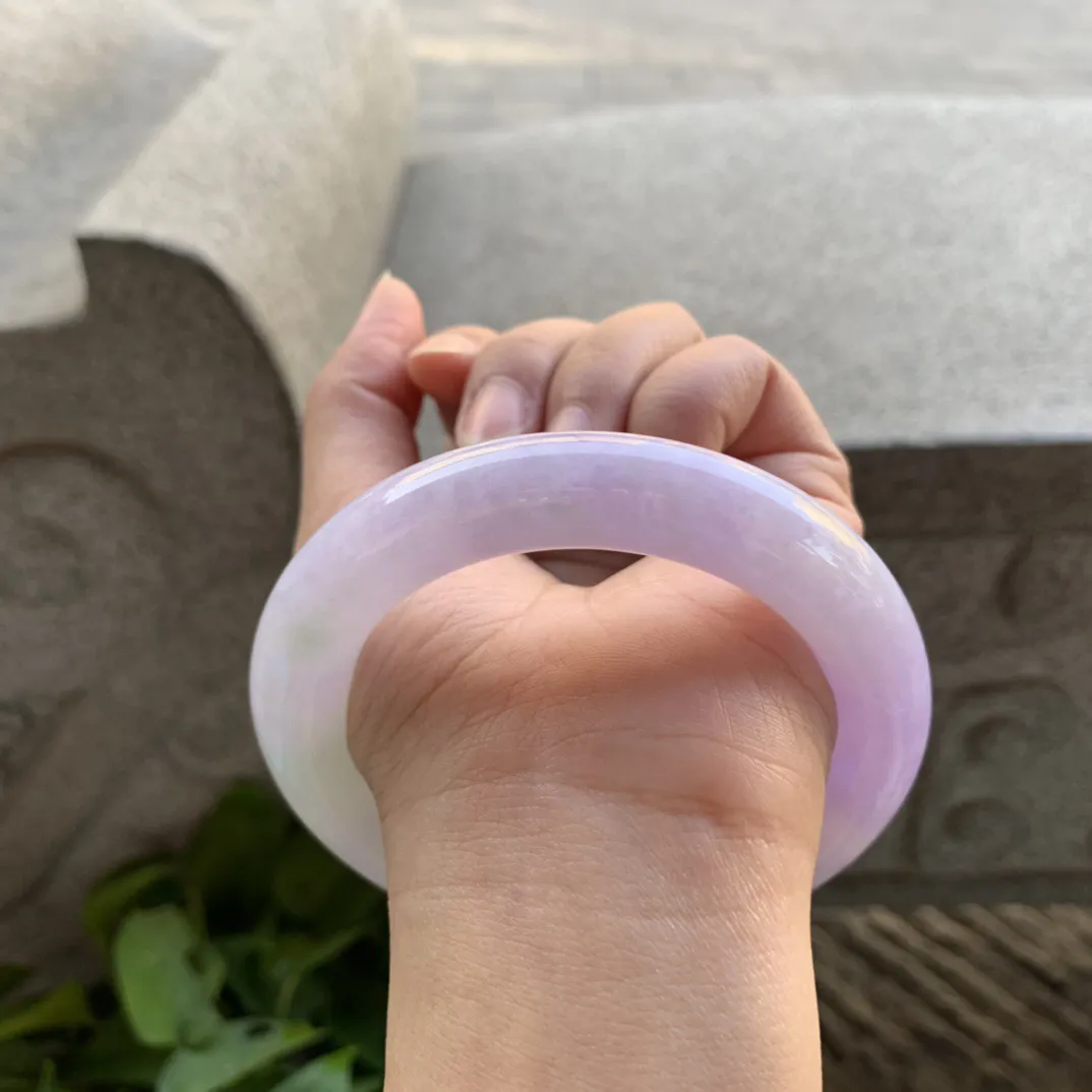 大圈口60-13.1 【紫罗兰圆条手镯】圆条60 61可戴