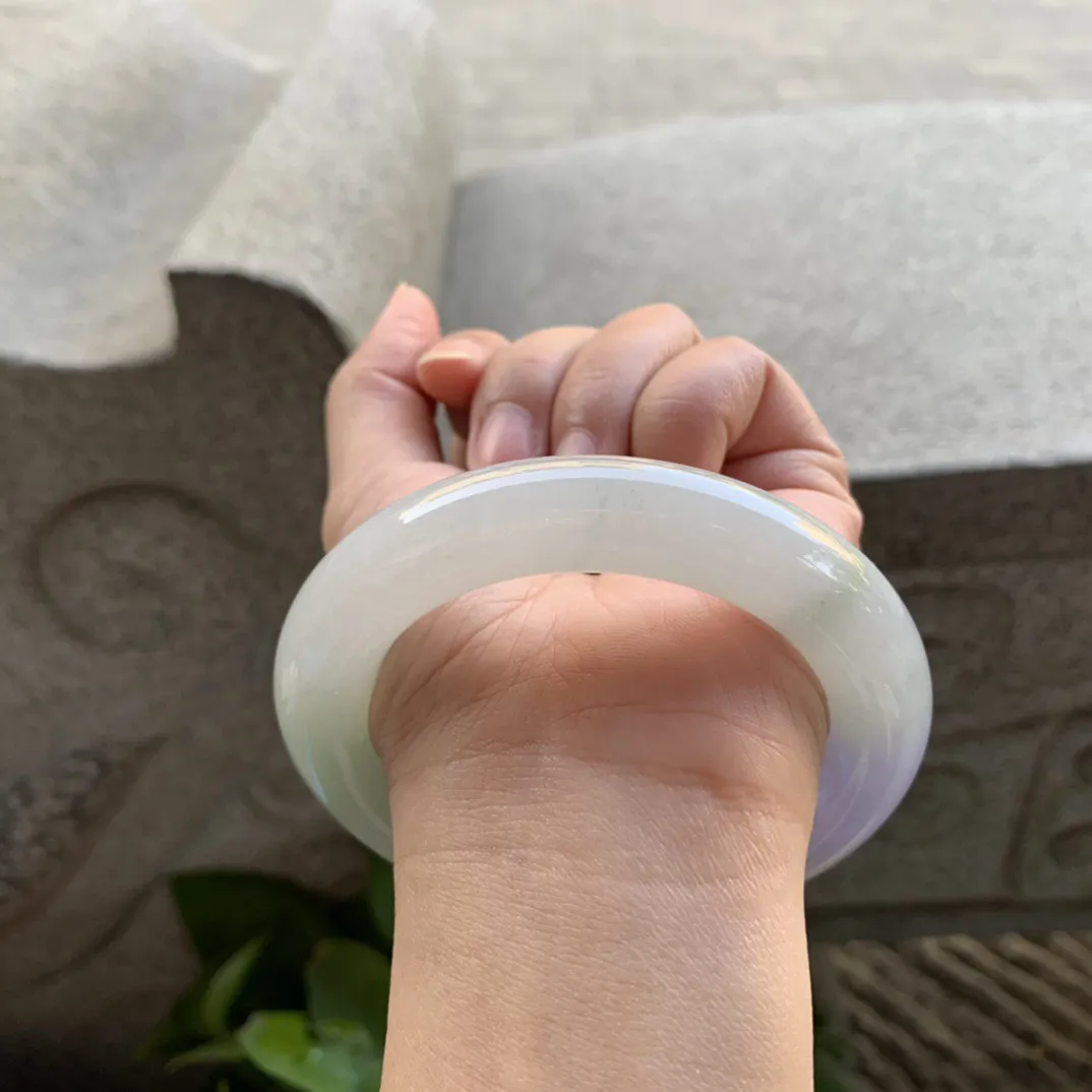 大圈口58-12.9 【冰春彩圆条手镯】圆条58 59可戴