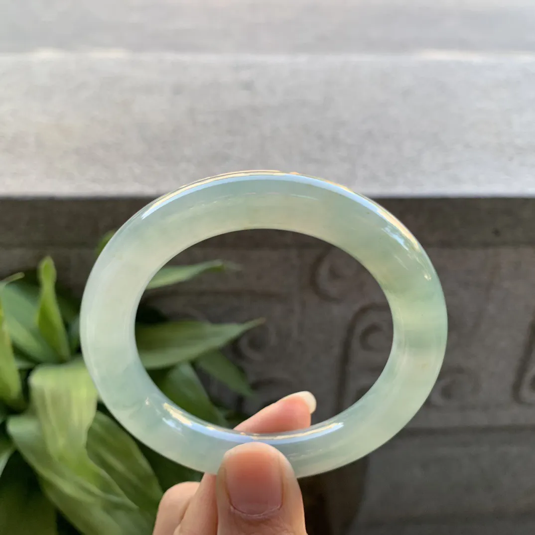 圈口 55-9.9【冰芙蓉圆条手镯】圆条55 56可戴