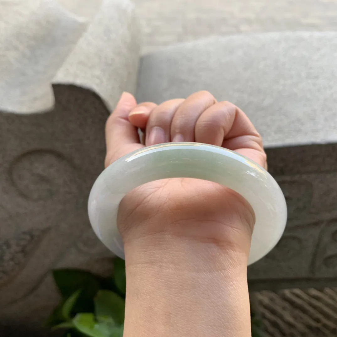 大圈口58-12.9 【冰春彩圆条手镯】圆条58 59可戴