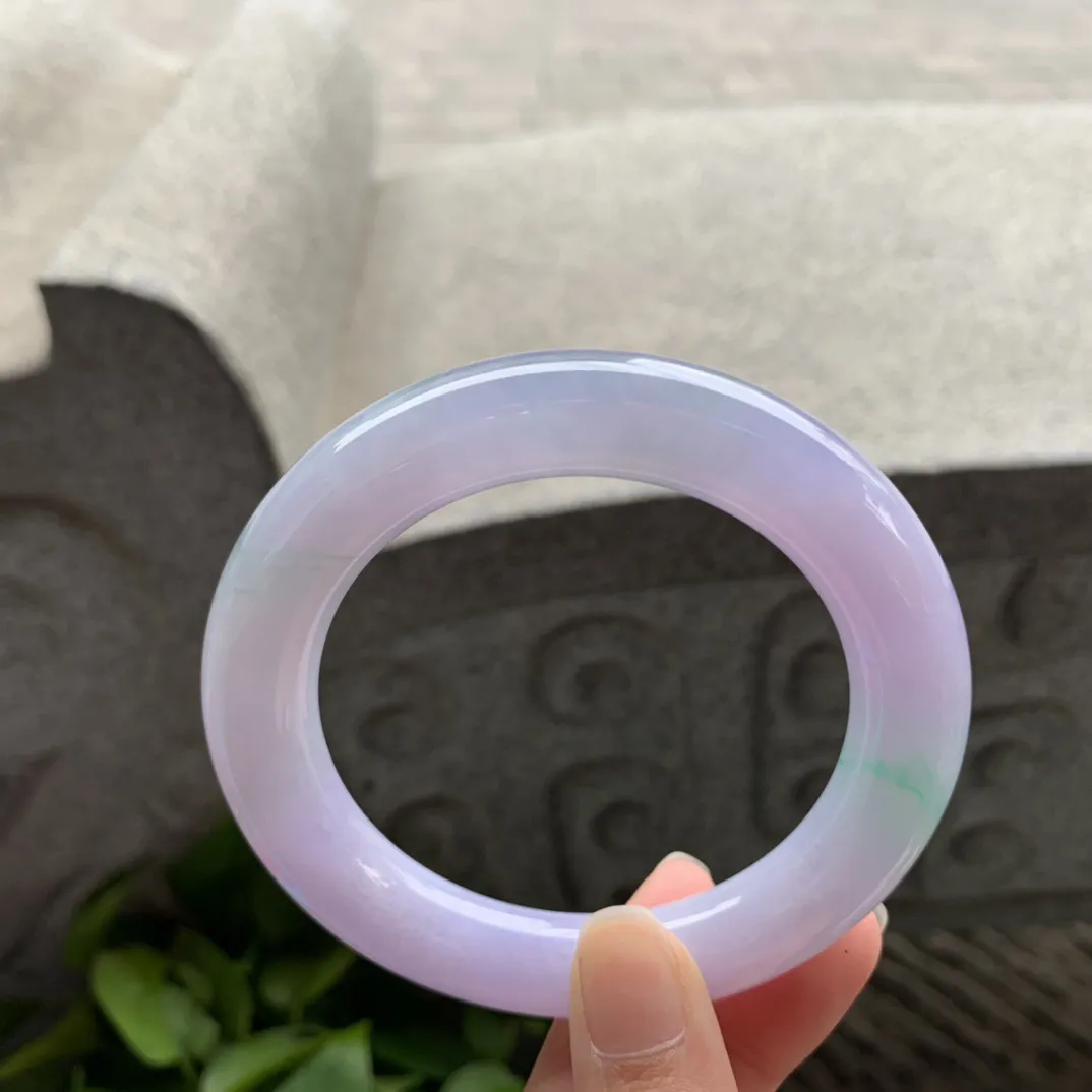 圈口56.8-11.3 【冰春彩圆条手镯】圆条56 57可戴