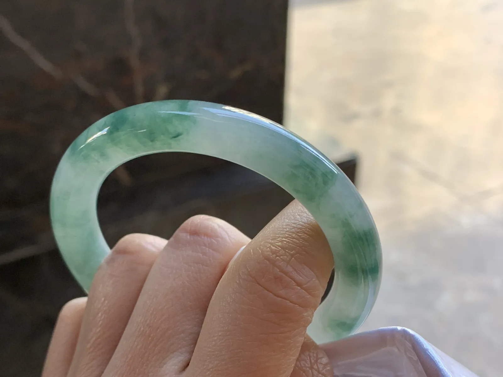 53-10.

蓝花圆条手镯^_^飘花鲜艳