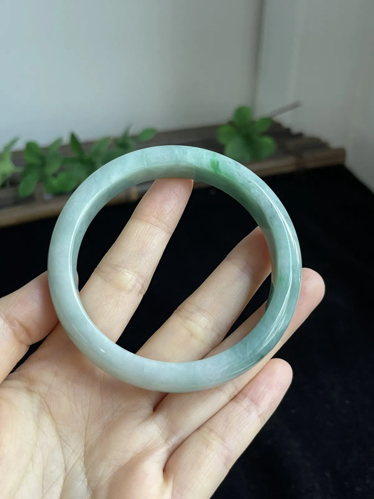 正圈58圈口，翡翠手镯