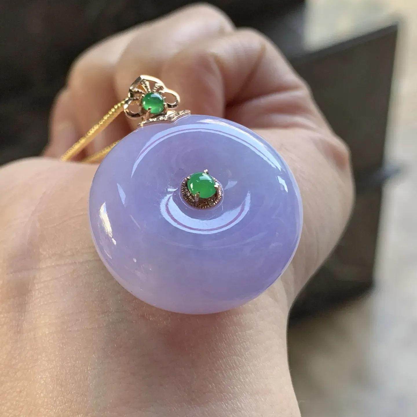 紫罗兰平安扣
饱满品相好