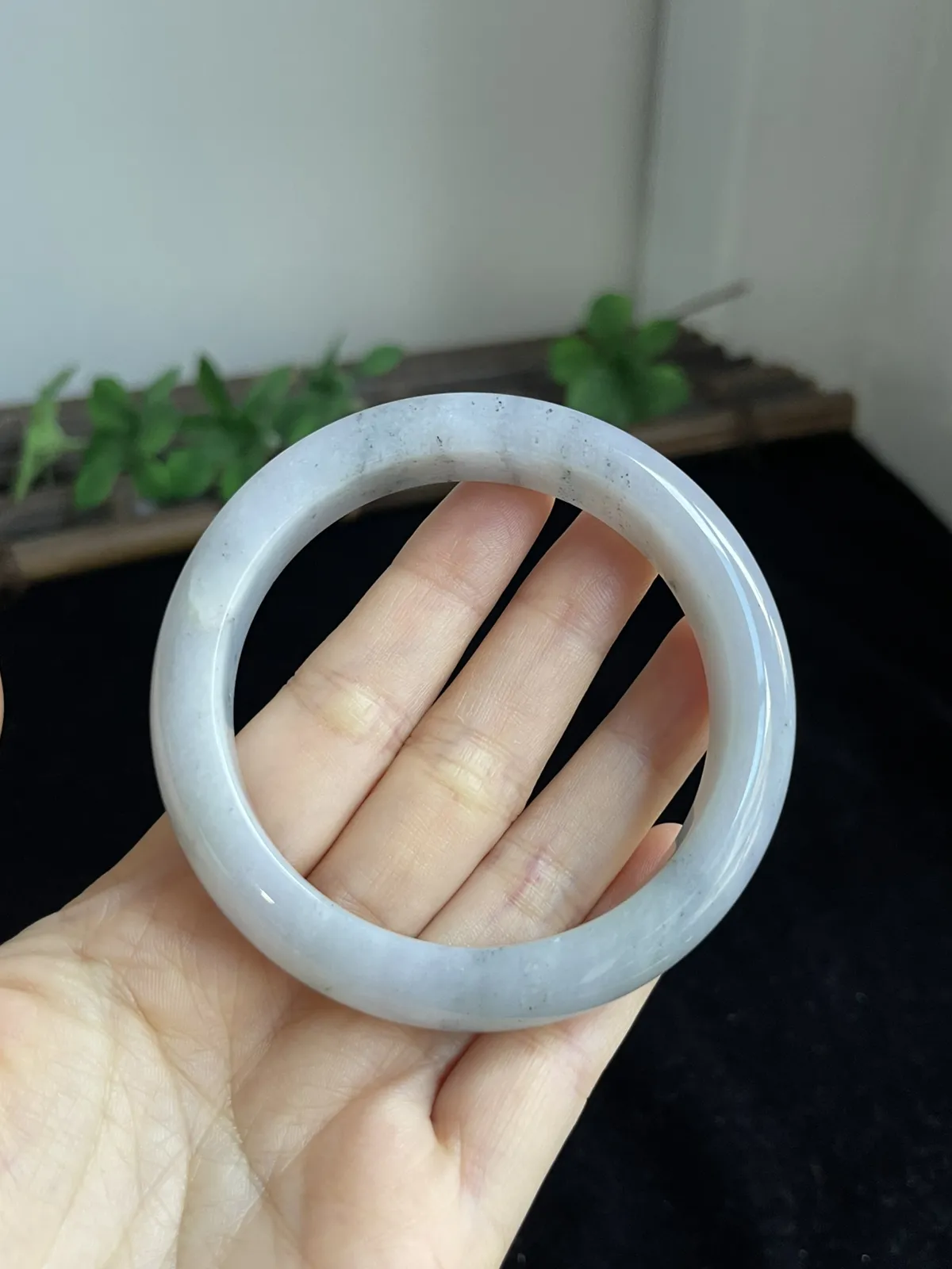 正圈57.4圈口，翡翠手镯