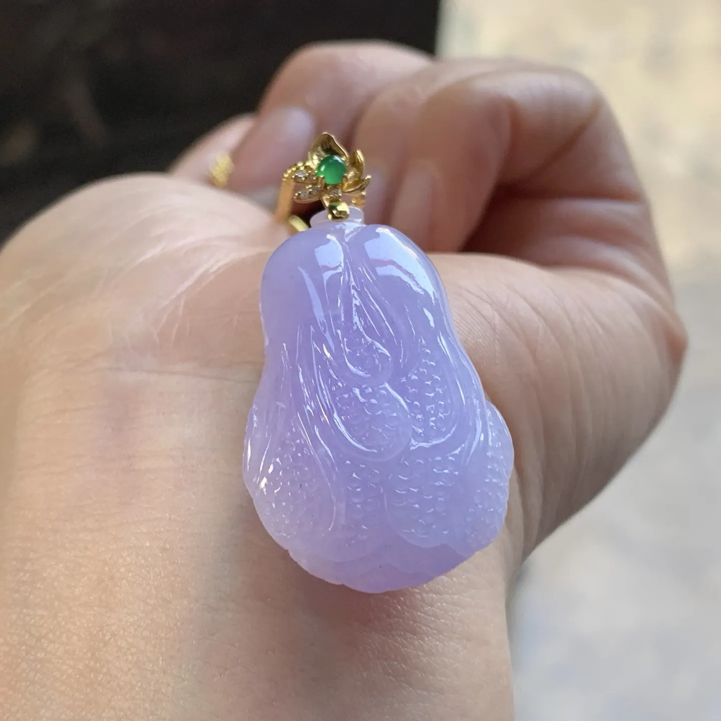 金扣紫罗兰白菜^_^鲜艳 玉质温润