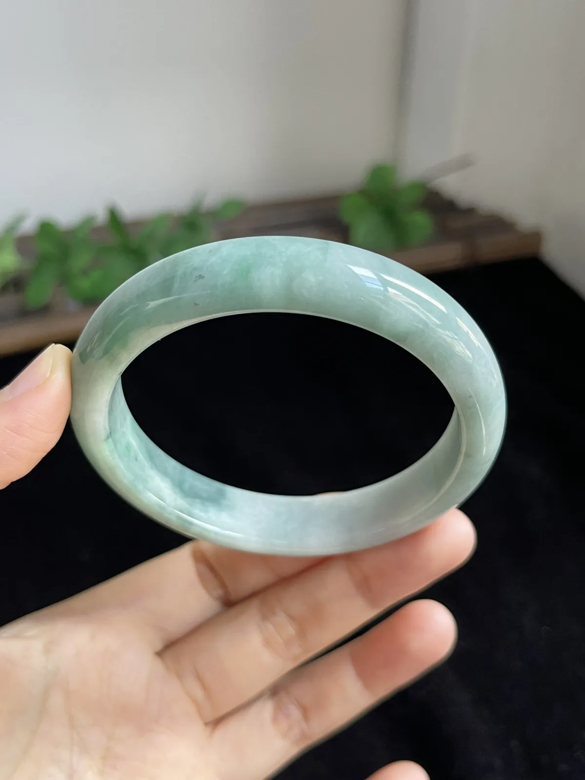 正圈58圈口，翡翠手镯