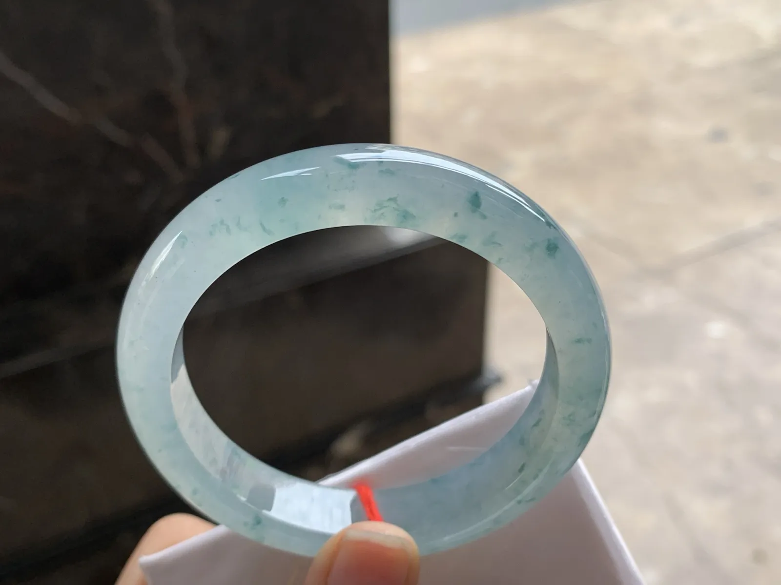 54.5-12.3-8.2

冰蓝花手镯^_^飘花灵韵 水润冰透