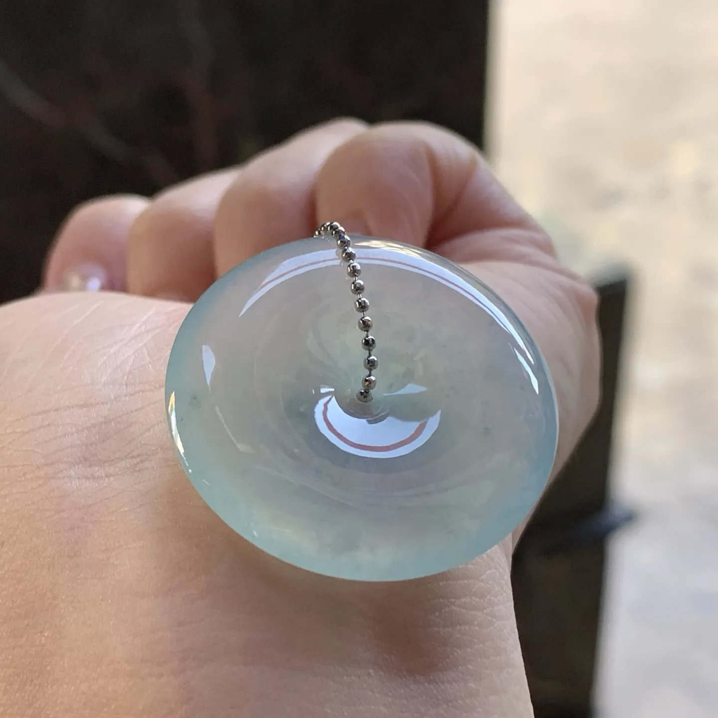 冰种平安扣
种水优秀